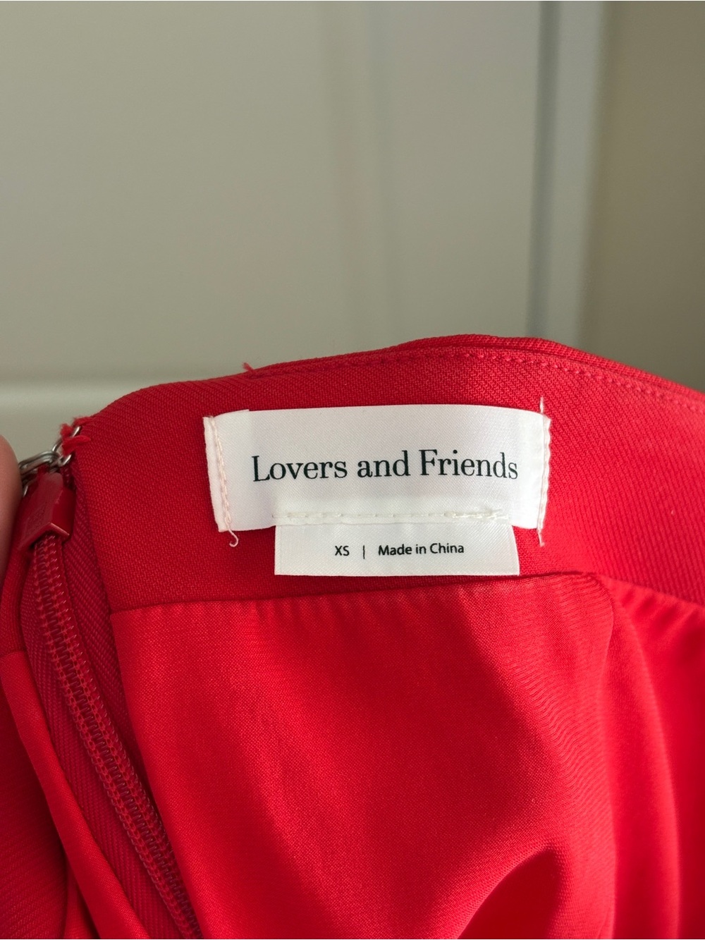 Noah Mini Dress in Cherry Red - Picture 6 of 7